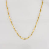 Cadena Veneciana 3.45g / 45cm / 1mm Oro Amarillo 18K