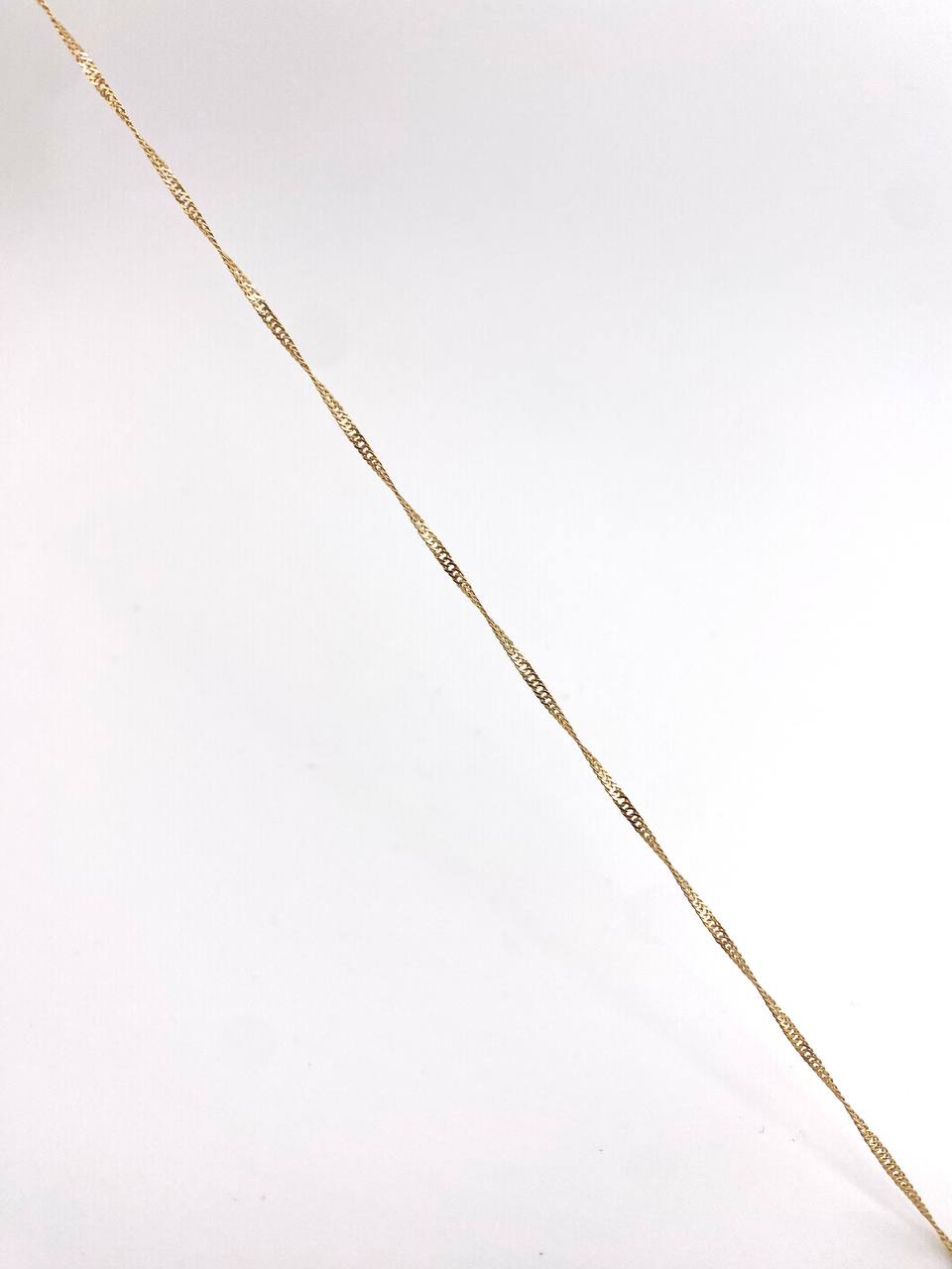 Cadena Singapur 2.15gr / 55cm / 1.4mm Oro Amarillo +3 18K