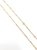 Cadena Singapur 2.15gr / 55cm / 1.4mm Oro Amarillo +3 18K