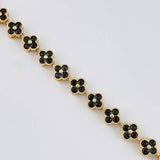 Pulso Tenis Trebol 15.9 g / 20 cm / 7.8 mm Oro Amarillo 18K