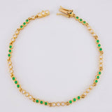 Pulso Tenis Triada Secuencial 6.9 g / 19 cm / 2.7 mm Oro Amarillo 18K