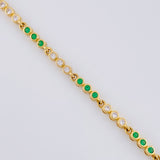 Pulso Tenis Triada Secuencial 6.9 g / 19 cm / 2.7 mm Oro Amarillo 18K