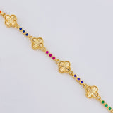 Pulso Burbujas De Trebol 10.5 g / 19 cm / 9.1 mm Oro Amarillo 18K
