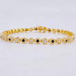Pulso Tenis Halo 8.8 g / 19 cm / 4.4 mm Oro Amarillo 18K