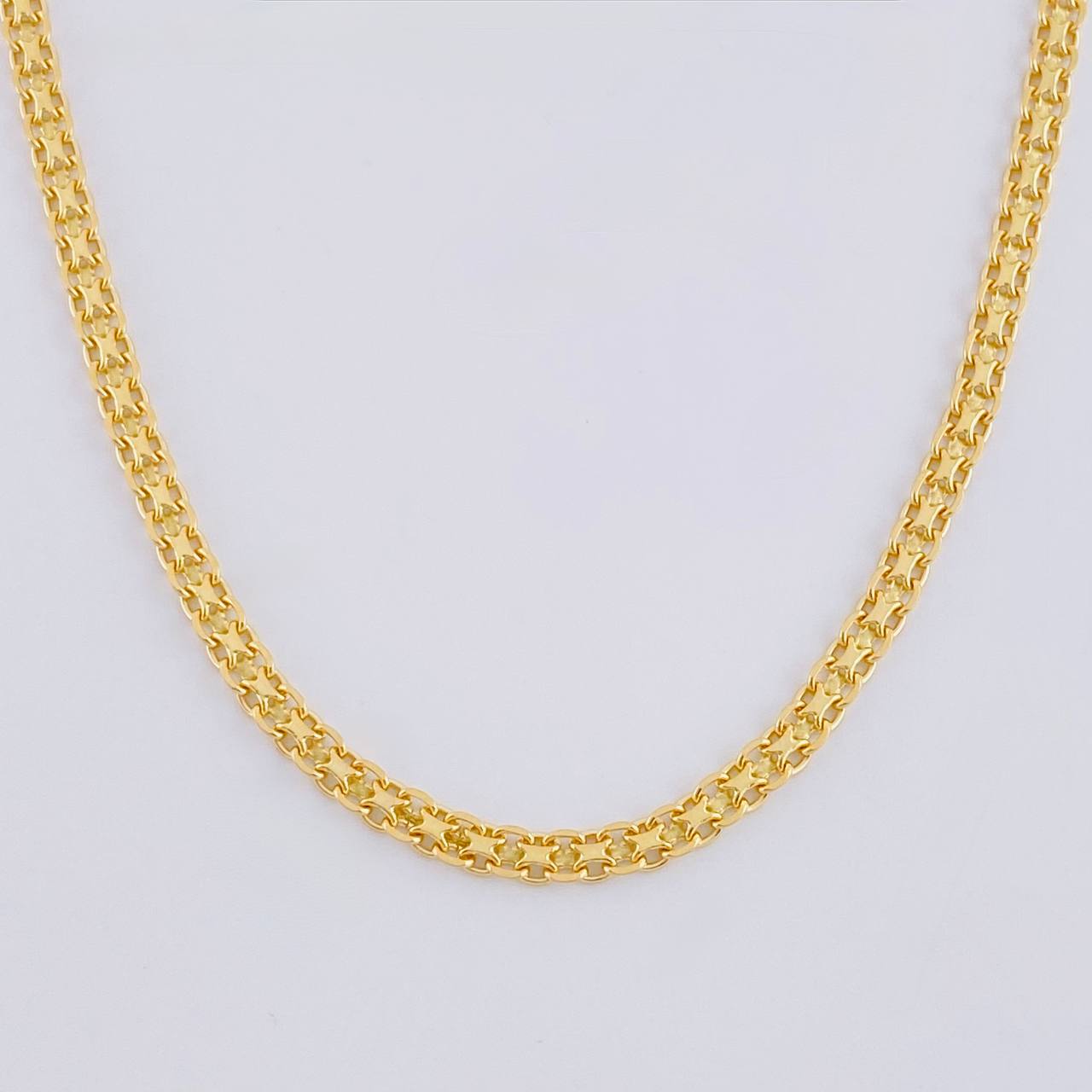 Cadena China 8.8 g / 60.5 cm / 2.5 mm Oro Amarillo 18K