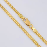 Cadena China 8.8 g / 60.5 cm / 2.5 mm Oro Amarillo 18K