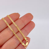 Cadena China 8.8 g / 60.5 cm / 2.5 mm Oro Amarillo 18K