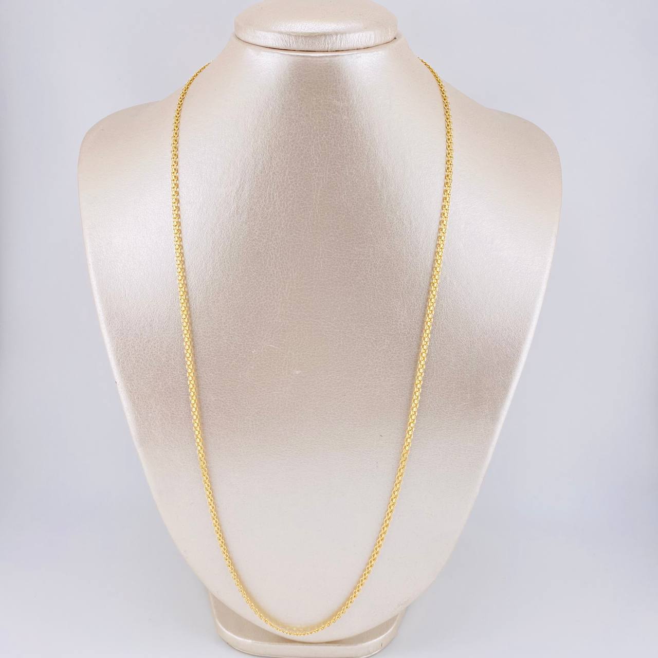 Cadena China 8.8 g / 61.5 cm / 2.6 mm Oro Amarillo 18K