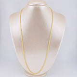 Cadena China 7.45g / 60cm / 2.4mm Oro Amarillo 18K