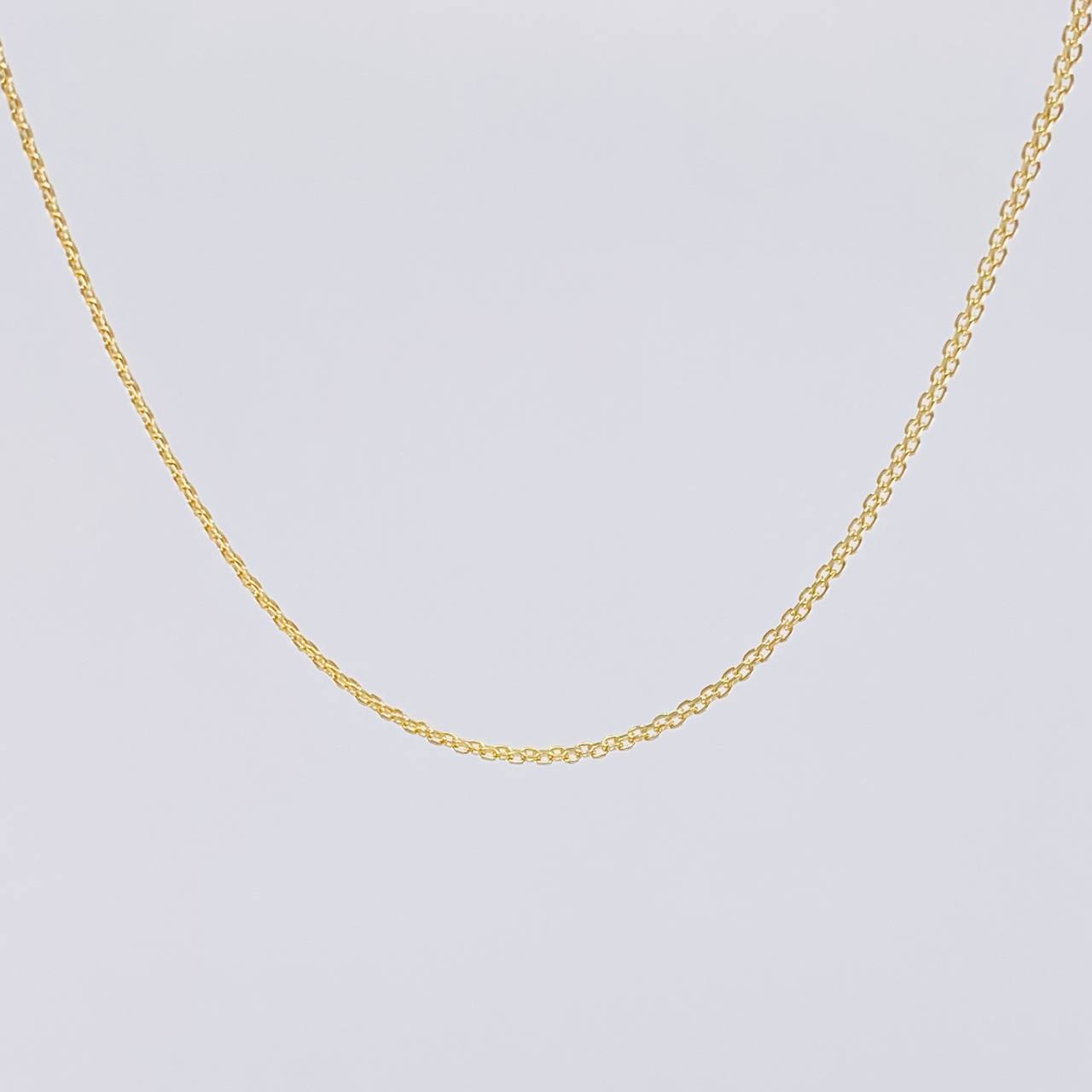 Cadena China 3.3 g / 61.5 cm / 1.5 mm Oro Amarillo 18K