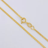 Cadena China 3.3 g / 61.5 cm / 1.4 mm Oro Amarillo 18K