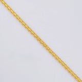 Cadena China 3.35 g / 61.5 cm / 1.45 mm Oro Amarillo 18K