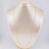 Cadena China 3.3 g / 61.5 cm / 1.5 mm Oro Amarillo 18K