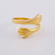 Anillo Abrazo 3.6 g / T7 Oro Amarillo 18K