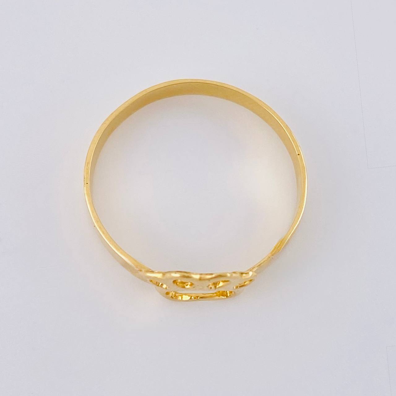 Anillo Huella 1.65 g / T6 1/2 Oro Amarillo 18K