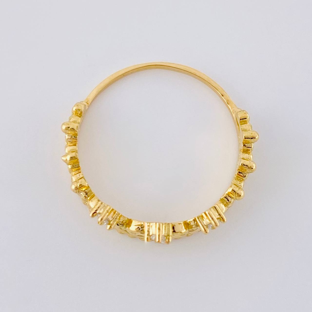Anillo Corona 2.4 g / T6 Oro Amarillo 18K