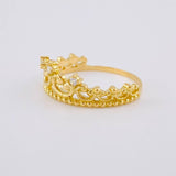 Anillo Corona 2.4 g / T6 Oro Amarillo 18K