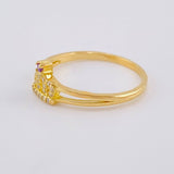 Anillo Corona 2.1 g / T8 Oro Amarillo 18K