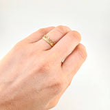 Anillo 15'S Corona 1.55 g / T6 1/4 Oro Amarillo 18K