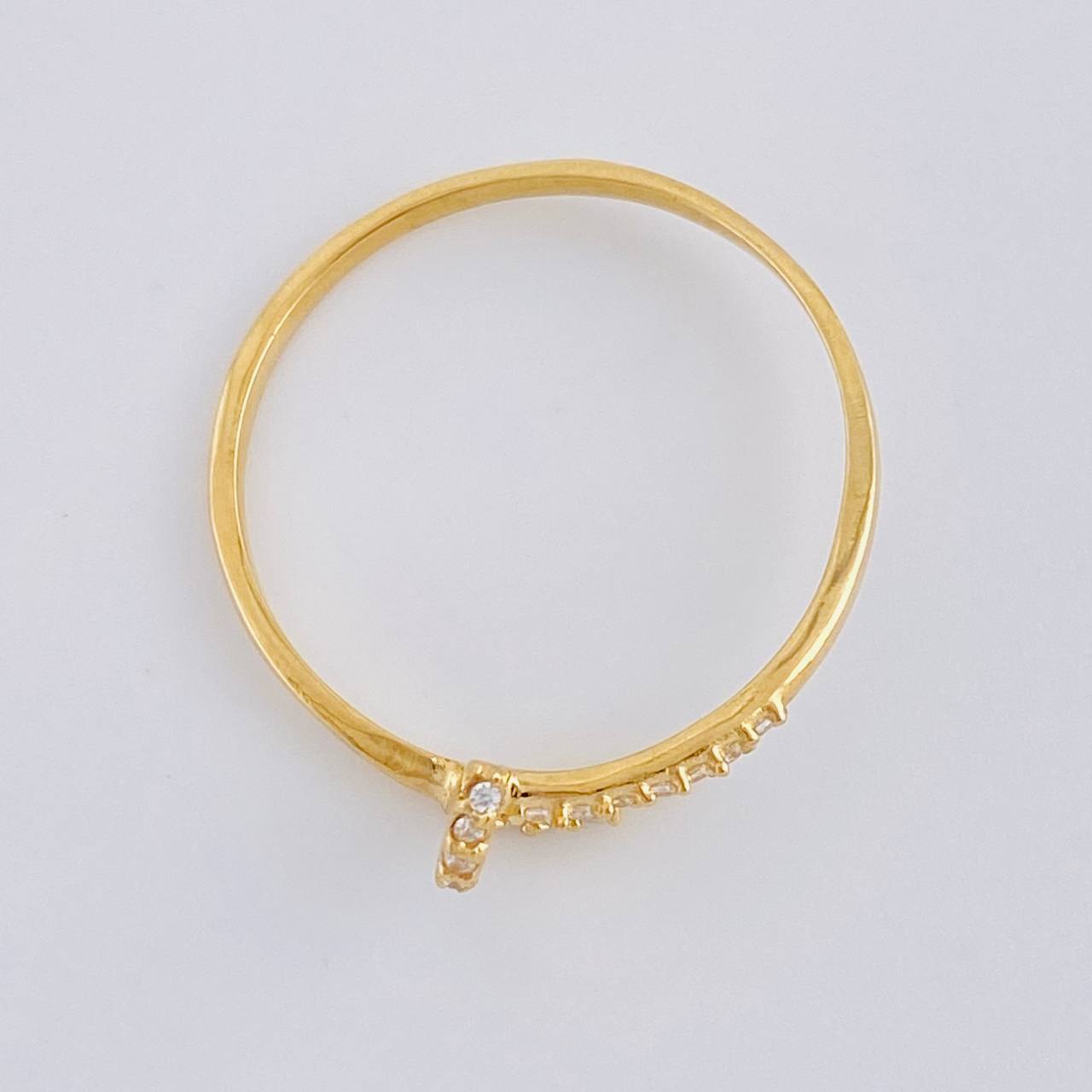 Anillo Clavo 1.65 g / T9 1/4 Oro Amarillo 18K