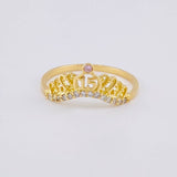 Anillo 15'S Corona 1.8 g / T7 Oro Amarillo 18K