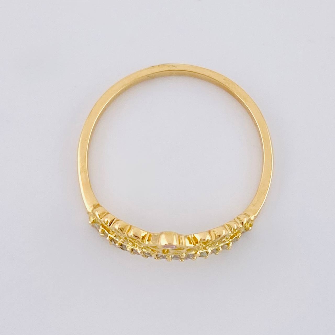 Anillo 15'S Corona 1.8 g / T7 Oro Amarillo 18K