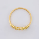 Anillo 15'S Corona 1.8 g / T7 Oro Amarillo 18K