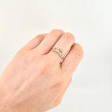 Anillo 15'S Corona 1.8 g / T7 Oro Amarillo 18K