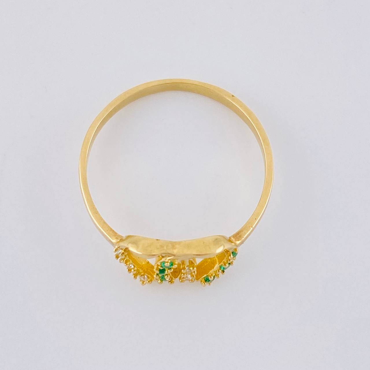 Anillo Doble Herradura 1.55 g / T5 1/2 Oro Amarillo 18K