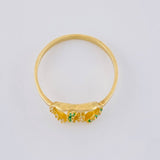 Anillo Doble Herradura 1.55 g / T5 1/2 Oro Amarillo 18K