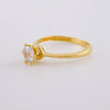 Anillo Solitario Seis Garras 2.15 g / T6 1/4 Oro Amarillo 18K