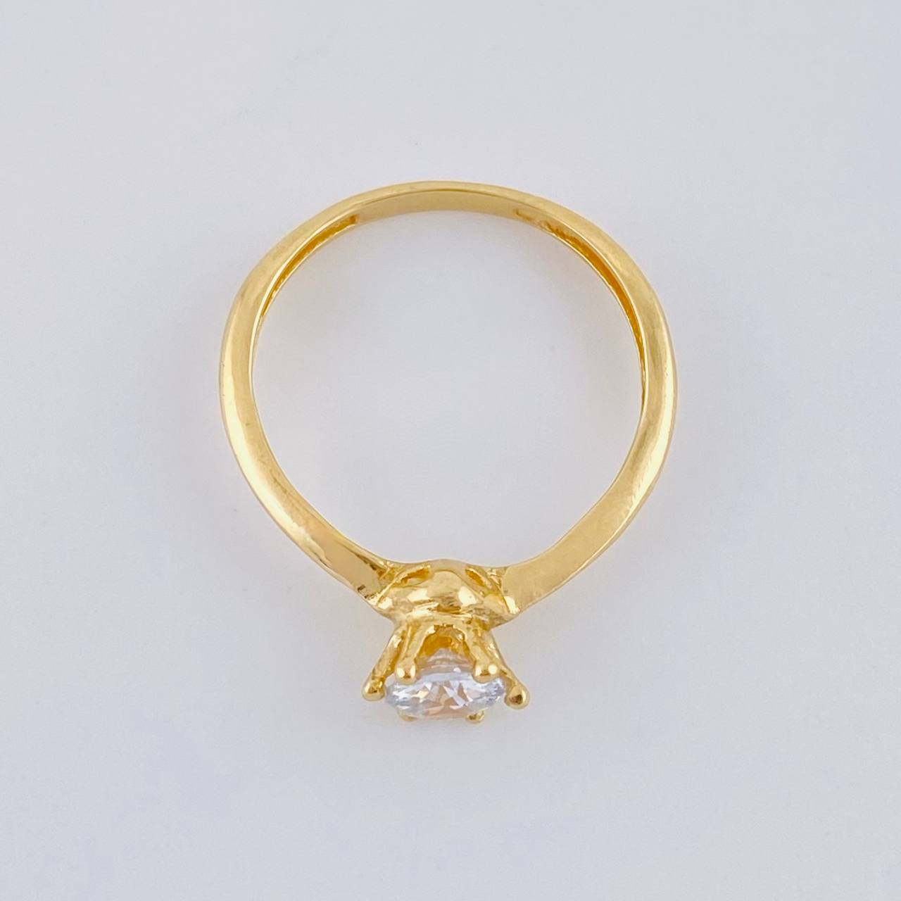 Anillo Solitario Seis Garras 2.15 g / T6 1/4 Oro Amarillo 18K