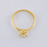 Anillo Solitario Seis Garras 2.15 g / T6 1/4 Oro Amarillo 18K