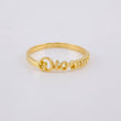 Anillo Dios 1.45 g / T8 1/4 Oro Amarillo 18K