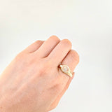 Anillo Corona Rayado 3.3 g / T10 Tres Oros 18K