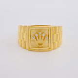 Anillo Corona Correa 4.55 g / T10 3/4 Oro Amarillo 18K