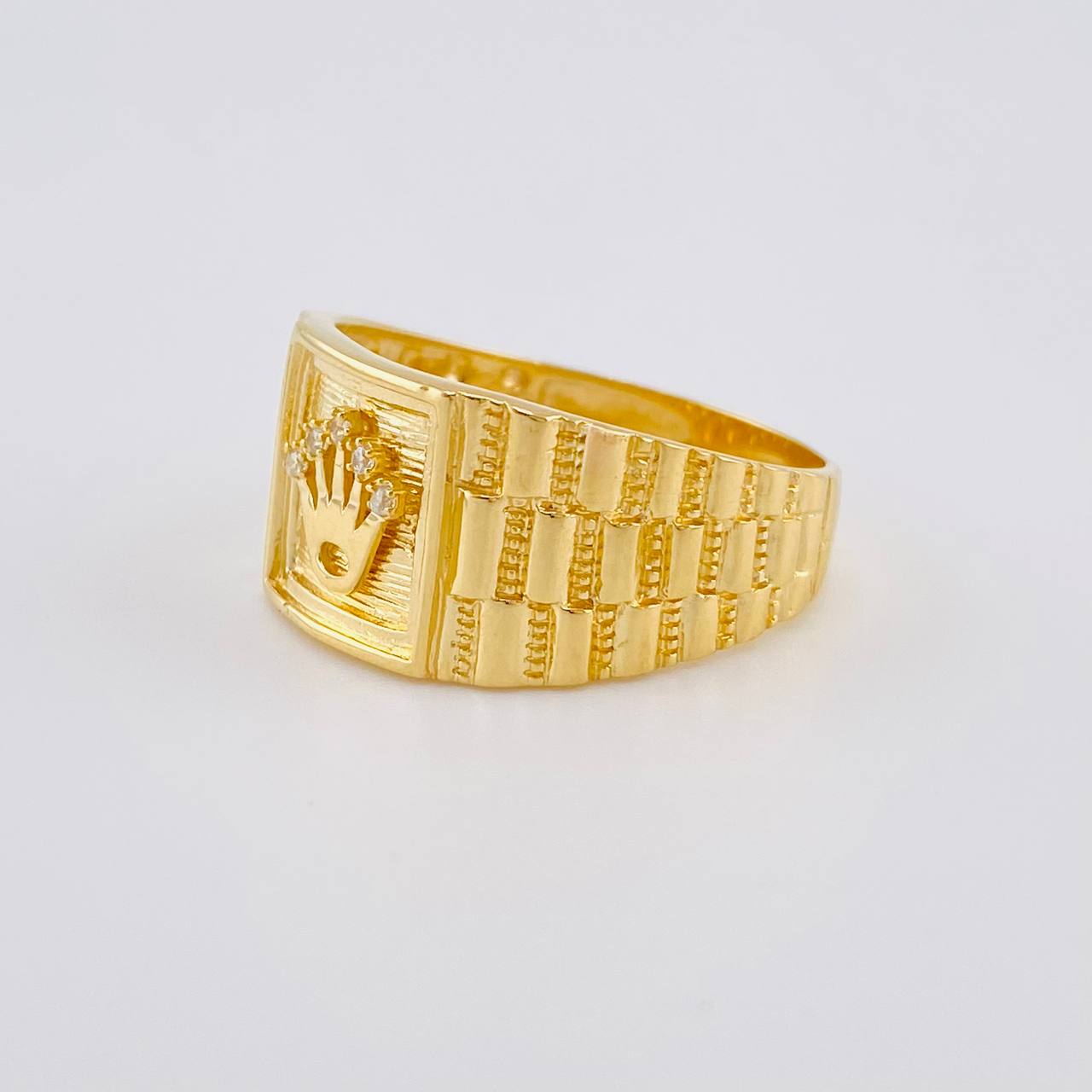 Anillo Corona Correa 4.55 g / T10 3/4 Oro Amarillo 18K