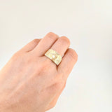 Anillo Corona Correa 4.55 g / T10 3/4 Oro Amarillo 18K