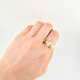 Anillo Corona Tribal 3.55 g / T10 Oro Amarillo 18K