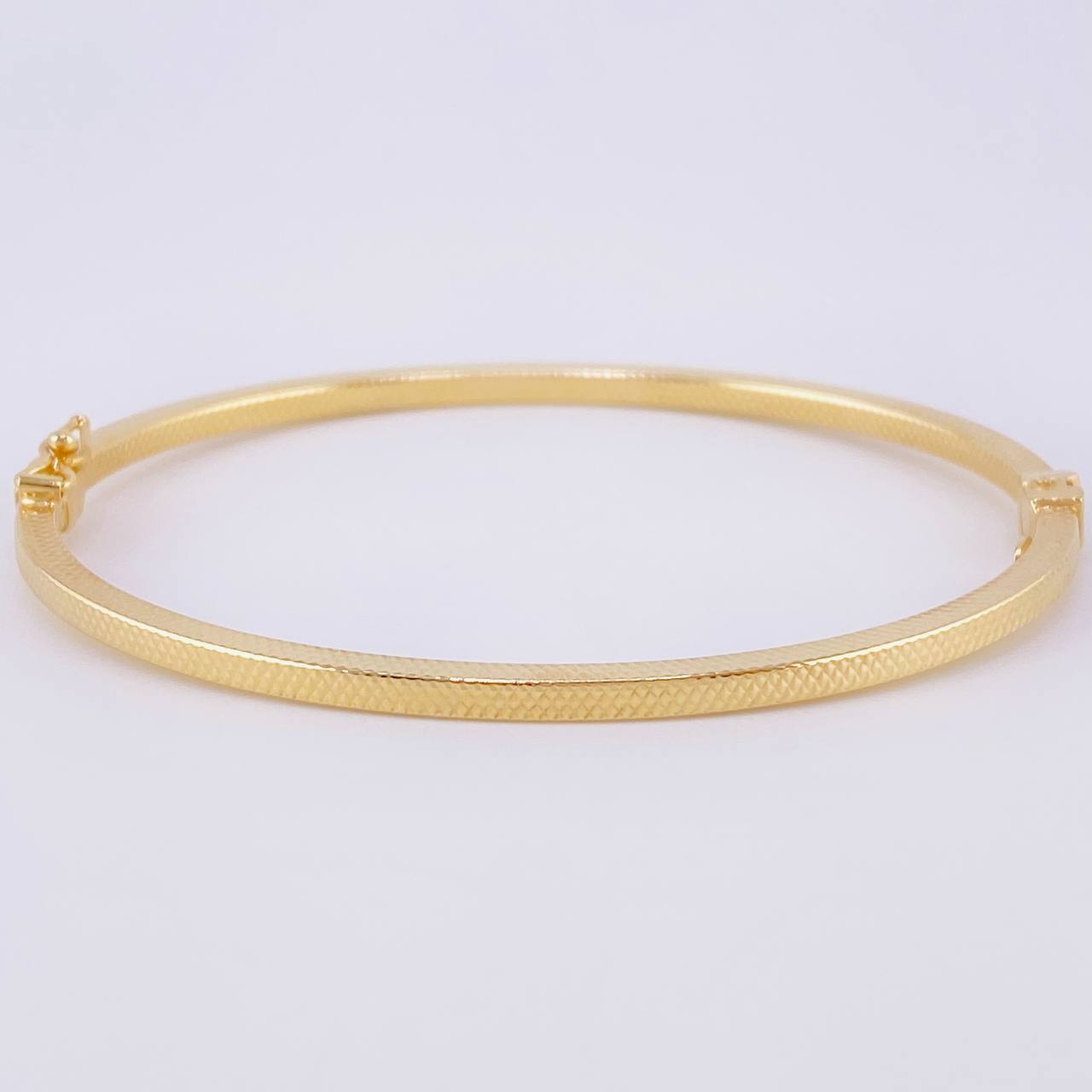 Pulso Aro Satinado 4.15 g / 18 cm / 3 mm Oro Amarillo 18K