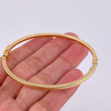 Pulso Aro Satinado 4.2 g / 18 cm / 3 mm Oro Amarillo 18K