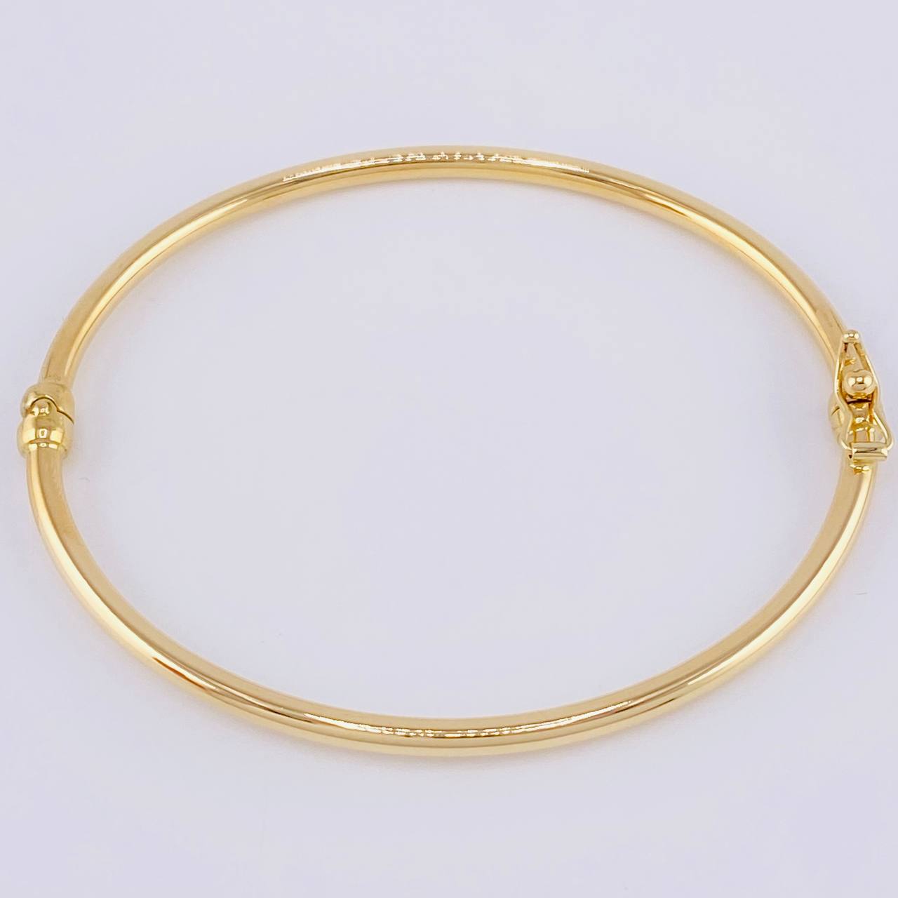 Pulso Aro Liso 4.1 g / 18 cm / 2.8 mm Oro Amarillo 18K