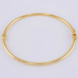Pulso Aro Liso 4.25 g / 18 cm / 2.8 mm Oro Amarillo 18K