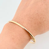Pulso Aro Liso 4.15 g / 18 cm / 2.8 mm Oro Amarillo 18K