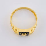 Anillo Sello Corona 4 g / T10 1/2 Oro Amarillo 18K