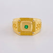 Anillo Cuadrilátero Tribal 4.4 g / T9 1/4 Oro Amarillo 18K