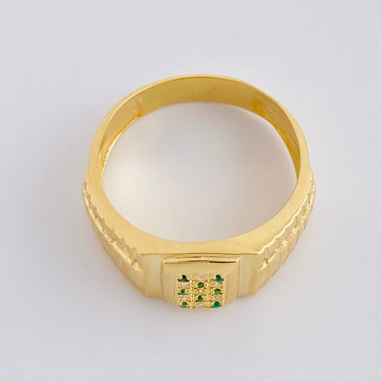 Anillo Sello Rectangular 5 g / T11 Oro Amarillo 18K