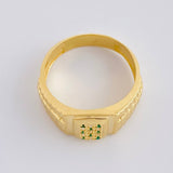 Anillo Sello Rectangular 5 g / T11 Oro Amarillo 18K