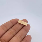 Herraje One Dólar 0.95gr / 2.3cm / Oro Amarillo 18K &