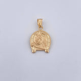 Dije Herradura Caballo 1.6gr / 2.4cm / Oro Amarillo 18K &